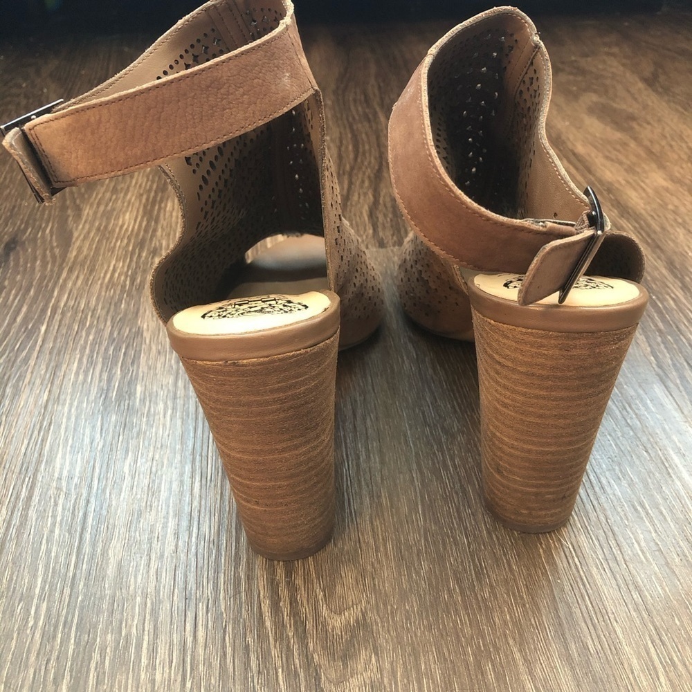 Vince Camuto Brown Open Toe Block Heels - image 4